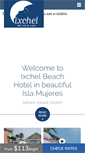 Mobile Screenshot of ixchelbeachhotel.com